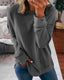 Women’s Casual Oversized Crewneck Knit Sweatshirt
