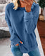 Women’s Casual Oversized Crewneck Knit Sweatshirt