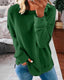 Women’s Casual Oversized Crewneck Knit Sweatshirt