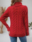 Women’s Cozy Cable Knit Turtleneck Sweater
