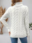 Women’s Cozy Cable Knit Turtleneck Sweater
