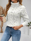 Women’s Cozy Cable Knit Turtleneck Sweater