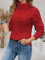 Women’s Cozy Cable Knit Turtleneck Sweater