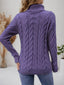 Women’s Cozy Cable Knit Turtleneck Sweater