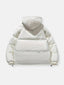Women’s Cozy Hooded Plush Lined Winter Puffer Jacket