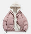 Women’s Cozy Hooded Plush Lined Winter Puffer Jacket