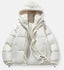 Women’s Cozy Hooded Plush Lined Winter Puffer Jacket