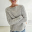 Women’s Cozy Textured Gray Knit Sweater