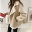 Women’s Faux Shearling Fleece Lined Lapel Jacket