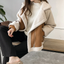 Women’s Faux Shearling Fleece Lined Lapel Jacket
