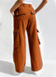 Women’s High Waisted Wide Leg Cargo Pants