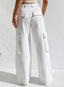 Women’s High Waisted Wide Leg Cargo Pants