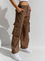 Women’s High Waisted Wide Leg Cargo Pants