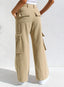 Women’s High Waisted Wide Leg Cargo Pants