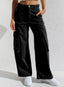 Women’s High Waisted Wide Leg Cargo Pants