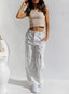 Women’s High Waisted Wide Leg Cargo Pants