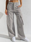 Women’s High Waisted Wide Leg Cargo Pants