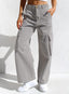 Women’s High Waisted Wide Leg Cargo Pants