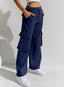 Women’s High Waisted Wide Leg Cargo Pants