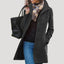 Women’s Long Button Front Winter Coat