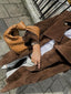 Women’s Long Brown Belted Trench Coat