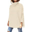 Women’s Oversized High Neck Soft Knit Sweater