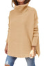 Women’s Oversized High Neck Soft Knit Sweater
