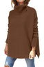 Women’s Oversized High Neck Soft Knit Sweater