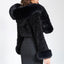 Women’s Cropped Hooded Faux Fur Jacket