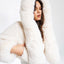 Women’s Cropped Hooded Faux Fur Jacket