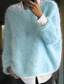 Women’s Oversized Stretchy Fuzzy Knit Sweater