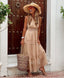 Women’s Sleeveless Boho V-Neck Tiered Maxi Dress
