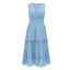 Women’s Sleeveless Boho V-Neck Tiered Maxi Dress