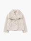 Women’s Soft Faux Fur Jacket with Wide Collar