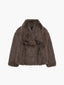 Women’s Soft Faux Fur Jacket with Wide Collar