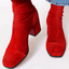 Women’s Soft Suede Block Heel Ankle Boots