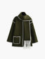 Women’s Elegant Poncho with Scarf