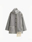 Women’s Elegant Poncho with Scarf