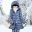 Women’s Light Long Hooded Puffer Coat