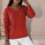 Women’s V-Neck Cable Knit Sweater