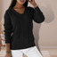 Women’s V-Neck Cable Knit Sweater