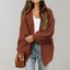 Women’s Warm Oversized Textured Knit Cardigan