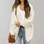 Women’s Warm Oversized Textured Knit Cardigan