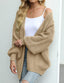 Women’s Warm Oversized Textured Knit Cardigan