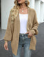 Women’s Warm Oversized Textured Knit Cardigan