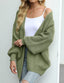 Women’s Warm Oversized Textured Knit Cardigan