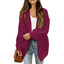Women’s Warm Oversized Textured Knit Cardigan