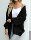 Women’s Warm Oversized Textured Knit Cardigan