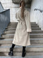 Women’s Warm Fleece Lined Longline Winter Coat