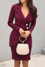 Women's Long Sleeve Bodycon Blazer Dress